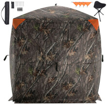 Store de Chasse Transparent 270-Duoku-Store de Cerf Escamotable pour 2 à 3 Personnes-Fenêtre de Chasse Transparente