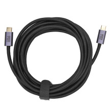 Cablu USB C tip C la tip C, transfer de date de mare viteză, încărcare rapidă, suportă ieșire video 8K și încărcare PD de 100W pentru
