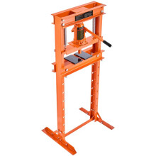 Presse Hydraulique - DUOKU - 12 Tonnes - Hauteur Réglable - Acier au Carbone - Garage/Atelier