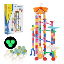 Kogeltjesparcours Set - DUOKU - LT901 - 230 Stukken - Gemotoriseerde Lift - Breinspel