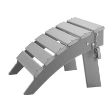Pufe Dobrável - DUOKU - 42 x 47 x 33 cm - HDPE - Resistente às Intempéries - Jardim