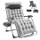 Chaise Zero Gravity - DUOKU - HQB-FAN004 - Grise - Réglable - Supporte 226 kg 1