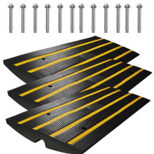 Verbeterde Rubber Drempelhelling-Duoku-C Ramp van 3,5 inch-Capaciteit van 33 069 lb-met 1 Kanaal-Antislip Oppervlak
