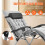 Chaise Zero Gravity - DUOKU - HQB-FAN004 - Grise - Réglable - Supporte 226 kg 6
