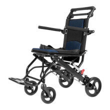 Sedia a rotelle-Duoku-Sedile di 15,75 Po-Alluminio, Sedia da Trasporto Leggera per Adulti, Pieghevole, Freni Auto-bloccanti