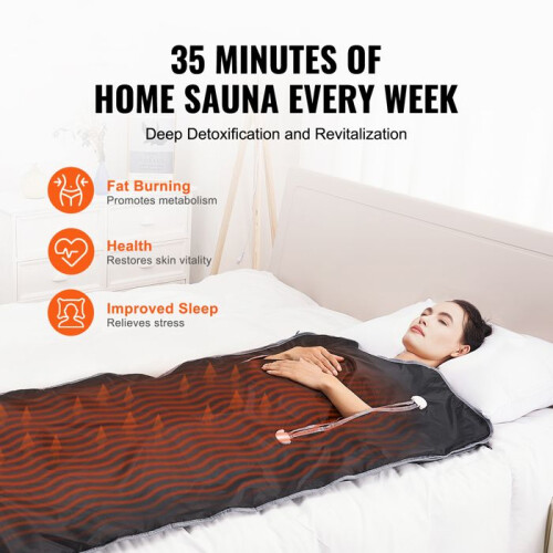 Capa de Sauna-Duoku- Aquecimento Infravermelho Longínquo- Mangas para Desintoxicação-Oxford-71x31 Polegadas 2