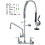 Robinet - DUOKU - 5803A-12-25 - Altura 25 polegadas - Bico Giratório 12 polegadas - Parede em Latão 1