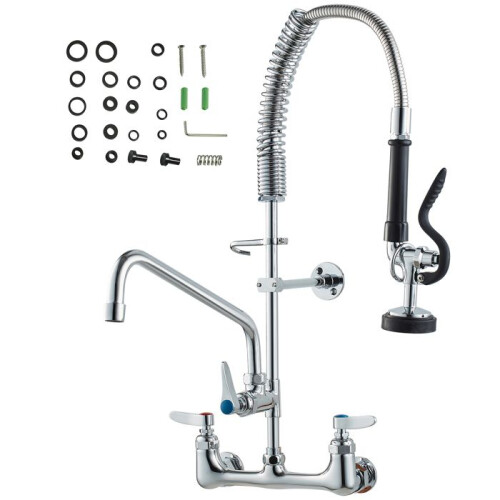 Robinet - DUOKU - 5803A-12-25 - Altura 25 polegadas - Bico Giratório 12 polegadas - Parede em Latão