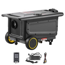 Aquecedor Diesel 8 kW DC 12 V/24 V-Duoku-Aquecedor de Estacionamento Portátil-com Controle Bluetooth-Tanque 5 L