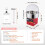 Suikerspinmachine - DUOKU - 1000 W - Commercieel - Deksel - RVS 2