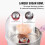 Suikerspinmachine - DUOKU - 1000 W - Commercieel - Deksel - RVS 3