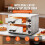 Forno de Pizza - DUOKU - FY-P0-2 - 12 Polegadas - 1700 W - Temperatura 50-350 3