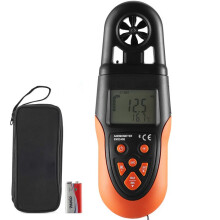 Anemômetro Portátil Bluetooth-Duoku-Medidor Digital de Velocidade do Vento 14-140-com Retroiluminação LED-Mede a Velocidade do Vento