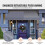 Toldo Retrátil Manual-Duoku-98 x 47 po-com Manivela Manual-Ajuste de Altura de 86 a 122 Polegadas-Para Varanda 3