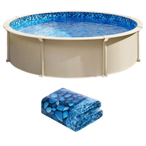 Revestimento de Piscina - DUOKU - 21 Pés - Unibead - Vinil - 52 Polegadas de Altura