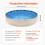 Revestimento de Piscina - DUOKU - 21 Pés - Unibead - Vinil - 52 Polegadas de Altura 2