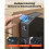 Cassaforte - DUOKU - C5-LCD - Compatta per Pistola - Blocco Biometrico - Schermo LED 3