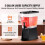 Drankdispenser - DUOKU - 3 Gallons - Plastic - Tapdeksel - Feestgebruik 3