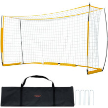 Portable Fußballtor - DUOKU - 12 x 6 Fuß - Stahl und Fiberglas - PE-Netz - Oxford-Stoff 210D