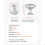 Möbelknöpfe - DUOKU - Modell 1145 - Ø28 mm - Nickel - Set von 25 2