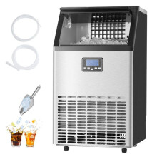 Eismaschine - DUOKU - HZB-45 - 59 kg/24 h - 15 kg Lagerung - 45 Eiswürfel in 15 min