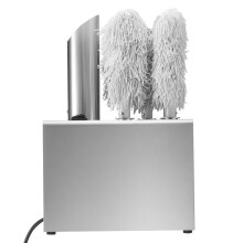 Polisseuse de Verre à Vin-Duoku-5 Brosses, 330 Tasses-Polisseuse Commerciale pour Champagne, Tasses à Bière, Chopes