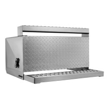 Cassetta degli Attrezzi - DUOKU - 790 x 770 x 485 mm - Alluminio - Carico 200 kg - Scaletta integrata