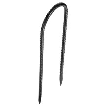 Piquets d'Armature - DUOKU - U8-304-76 - Acier Galvanisé - 30,5 cm - Lot de 8