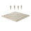Marchestenen - DUOKU - CP25-4M - Set van 4 - Kunststof PC+ABS - Getextureerd Beige 1