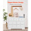 Comò - DUOKU - 7 Cassetti - Legno con Guide - Design Minimalista - Antiribaltamento 3