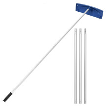 Raschia Neve per Tetto-Duoku-Larghezza di 60 cm-Manico Telescopico Regolabile da 1,18 a 5,5 m-Equipaggiato con una Spatola in Plastica PP