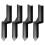 Kit de Reparação de Ancoragens de Postes - DUOKU - 3,5 x 3,5 Polegadas - Aço - Pacote com 4 Estacas 1
