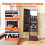 Schmuckschrank - DUOKU - Modell PY-2315SS - Verriegelbar - Samt-Futter - LED 5