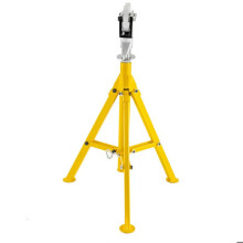 Unterstützung für Rohrständer - DUOKU - 2 T - Höhenverstellbar 32-55'' - Rohrkapazität 1/8''-12'' - Rollenkopf