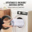 Materasso topper - DUOKU - Misura Queen - 76,2 mm di spessore - Schiuma memory - Sfoderabile 6