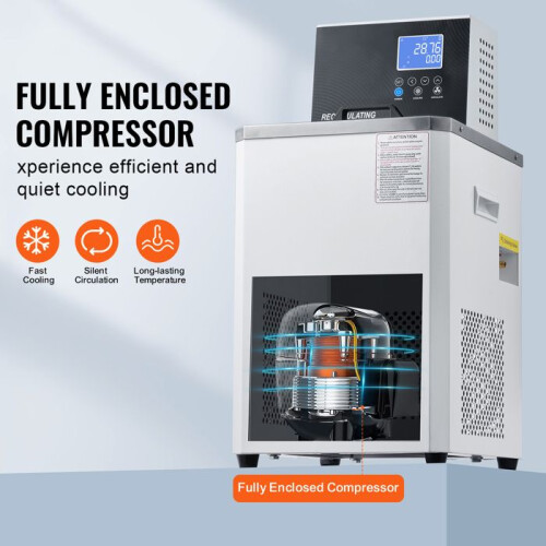 Circulateur Refroidisseur de Laboratoire - DUOKU - DC-2006 - Écran LCD - Double Circulation - 6 L 2