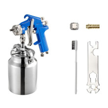 Pistola Pulverizadora Pneumática - DUOKU - 4001 - Bico 1,8 mm - Fluxo 160-240 ml/min - 1 L