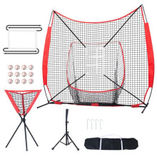 Trainingsnet voor Honkbal en Softbal-Duoku-7x7 ft-Draagbaar Trainingsnet voor Slagen, Vangen en Werpen