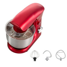 Robot Pâtissier - DUOKU - SM-2548A - 1500 W - 10 Vitesses - Bol en Acier Inoxydable 4,2 L