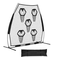 Trainingsnetz Fußball - DUOKU - DKS-7701B - 2265x2100 mm - 5 Ziel Taschen - Wetterfest