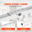 Schiebegardinen-System - DUOKU - SZ-101A - 1,8m - Aluminium - Decken-/Wandmontage 5