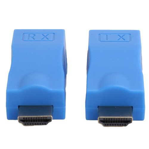 Επαναλήπτης HDMI μέσω καλωδίου δικτύου Cat5e Cat6, πομπός και δέκτης επέκτασης HDMI με 1