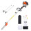 Élagueuse - DUOKU - 43 cc - Thermique - Perche Extensible 2,08-3,58 m - 1,75 CV 1