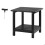 Table d'Appoint Extérieur - DUOKU - 2 Étages - PEHD - Résistante aux Intempéries - Noir 1