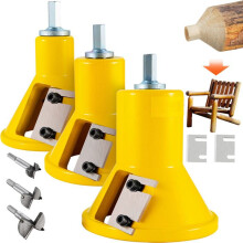 Coupe-tenon-Duoku-1""/25,4 mm en 1,5""/38 mm en 2""/50,8 mm-Aluminium en Staal van Superieure Kwaliteit-met Twee Rechte Bladen