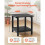 Table d'Appoint Extérieur - DUOKU - 2 Étages - PEHD - Résistante aux Intempéries - Noir 3