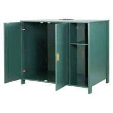 Meubel voor Kattenbak - DUOKU - KLCB-09 - Discreet Kast - Verplaatsbare Scheiding - 105x68x88,5 cm