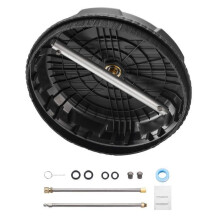Limpiador de Superficies a Presión - DUOKU - 15" - 3000 PSI máx - Accesorio de Plástico - 4 Ruedas