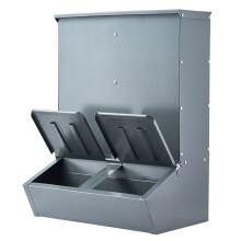 Varkensdrinkbak - DUOKU - T1091 - Gegalvaniseerd Staal - 75,7 Liter - Dubbele Deur