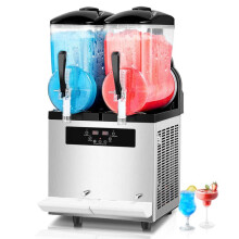 Máquina de Granizado - DUOKU - XN240B - 12L x 2 - Aço Inoxidável - Reservatório Duplo